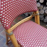 Rotating folding bistro chair