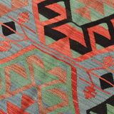 5x10 Geometric Tribal Handmade Vintage Rug, 160x317Cm