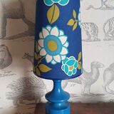 Seventies wooden lamp