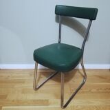 Industrial office chair called "sleigh" chair