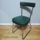 Industrial office chair called "sleigh" chair