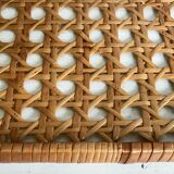 Vintage rattan tray