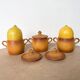 Fired Porcelain Cream Pots