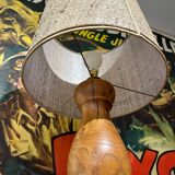 Beautiful wooden lamp