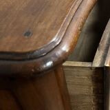 Antique curved walnut commode – Louis XV style