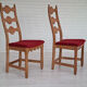 Paire de chaises par 1960