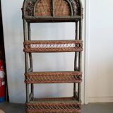 Wicker shelf
