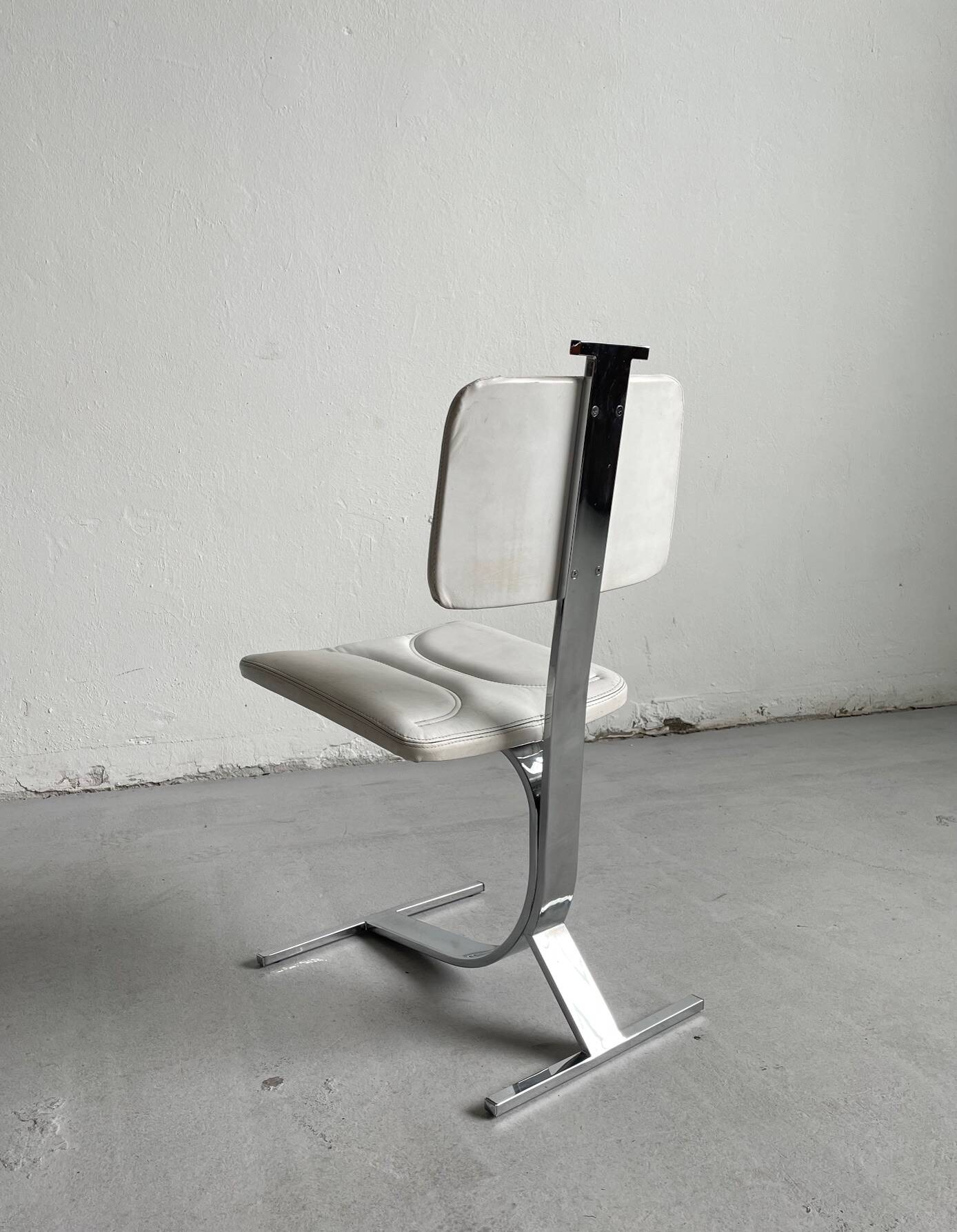 Mid-Century Modern Dining Chairs, Set of 4, France 1970s