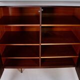 Rosewood and brass buffet by Roger Landault for Regy