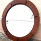 Large round mirror mahogany end 60 diameter 106.7 cm