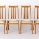 Ensemble de 6 chaises de salle à manger Farstrup en teck, chaises danoises des années 1960.