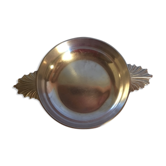 Christofle white metal serving dish