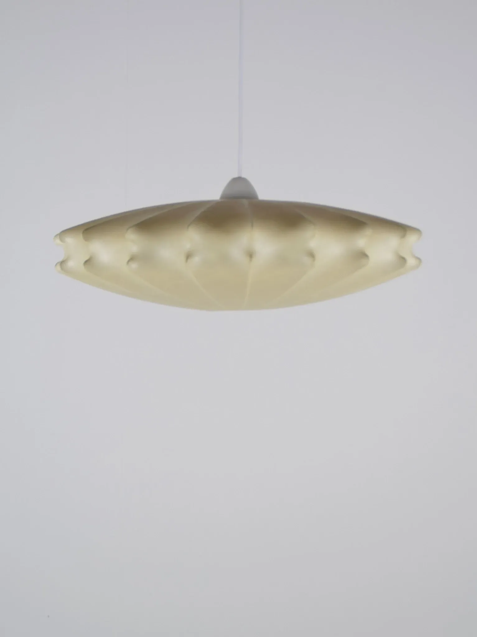 Rare vintage cocoon lamp by Friedel Wauer for Goldkant Leuchten, 1960s