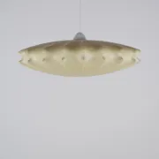 Rare vintage cocoon lamp by Friedel Wauer for Goldkant Leuchten, 1960s