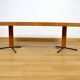 Grande Table Basse Vintage en Bois & Métal 1960