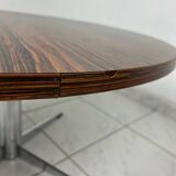 Vintage round coffee table rosewood