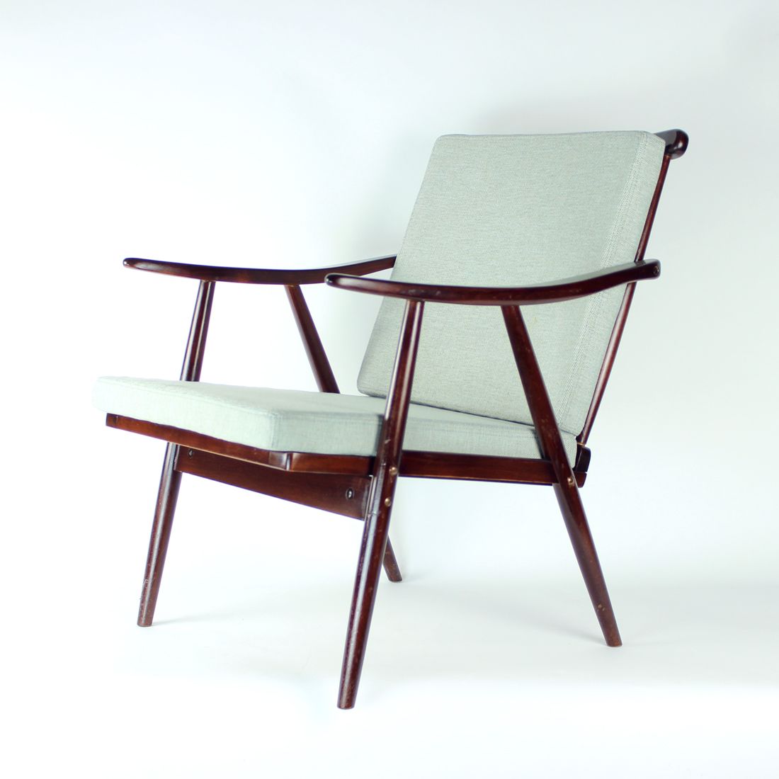 Iconic Boomerang Armchair From Ton, Czechoslovakia, 1960s