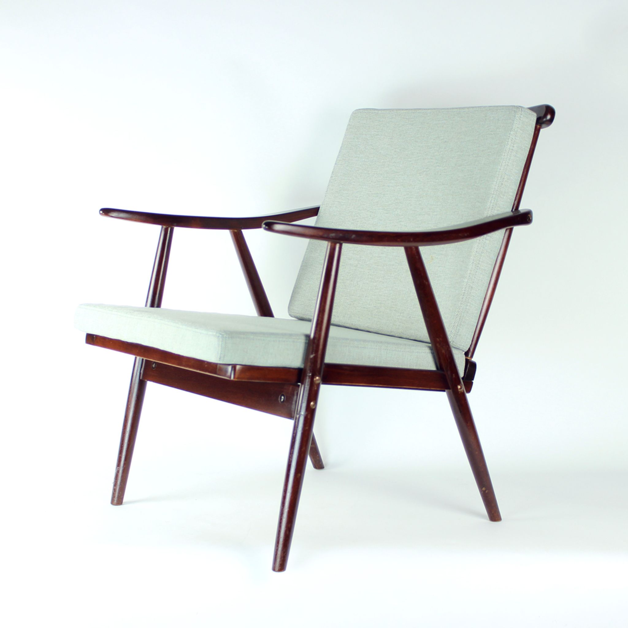 Iconic Boomerang Armchair From Ton, Czechoslovakia, 1960s