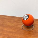 Mid-century space globe table lamp by Erco, 1970s.