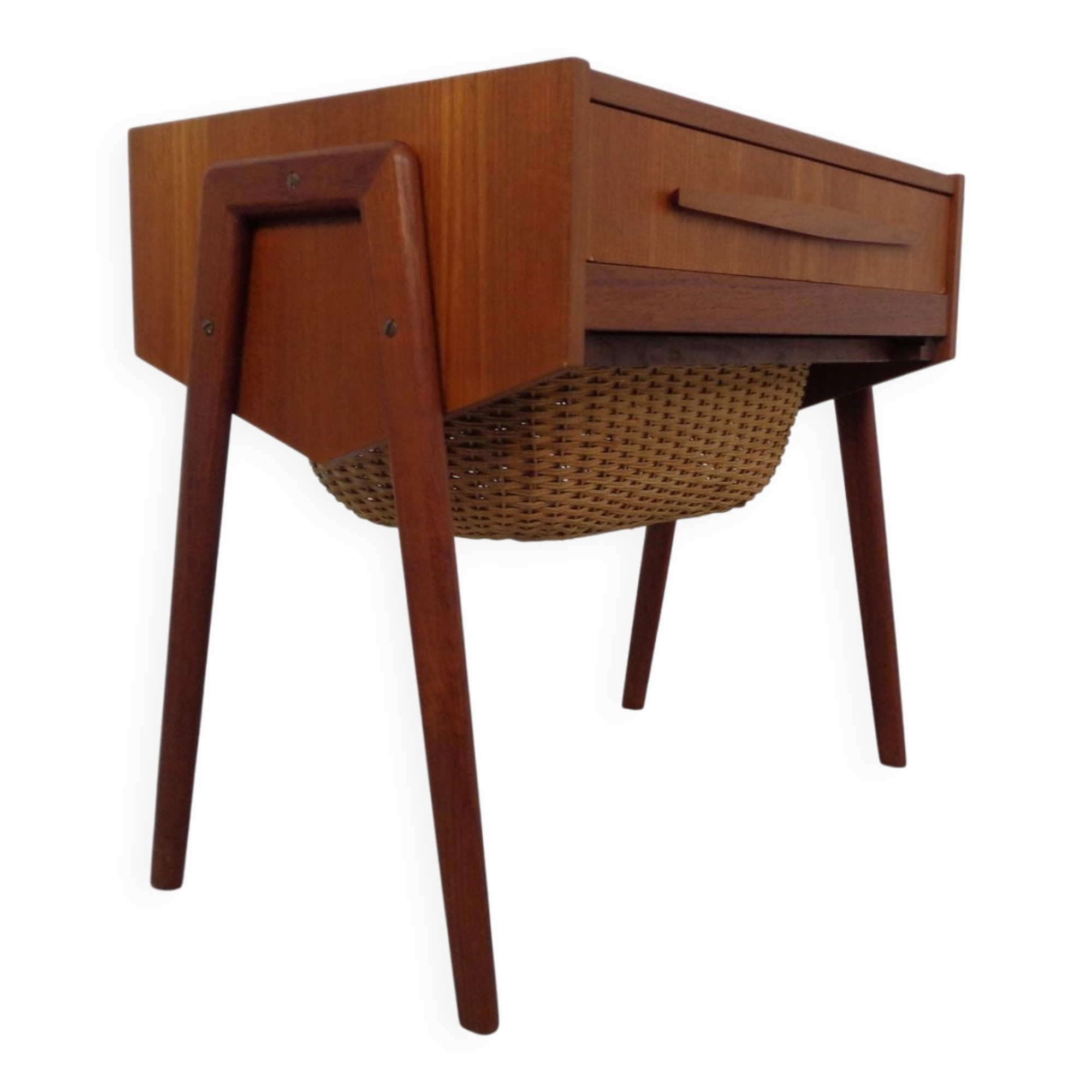 Danish Teak Sewing Box, 1960s