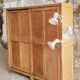 Furniture with vintage sliding doors