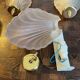 Art Deco shell wall sconces