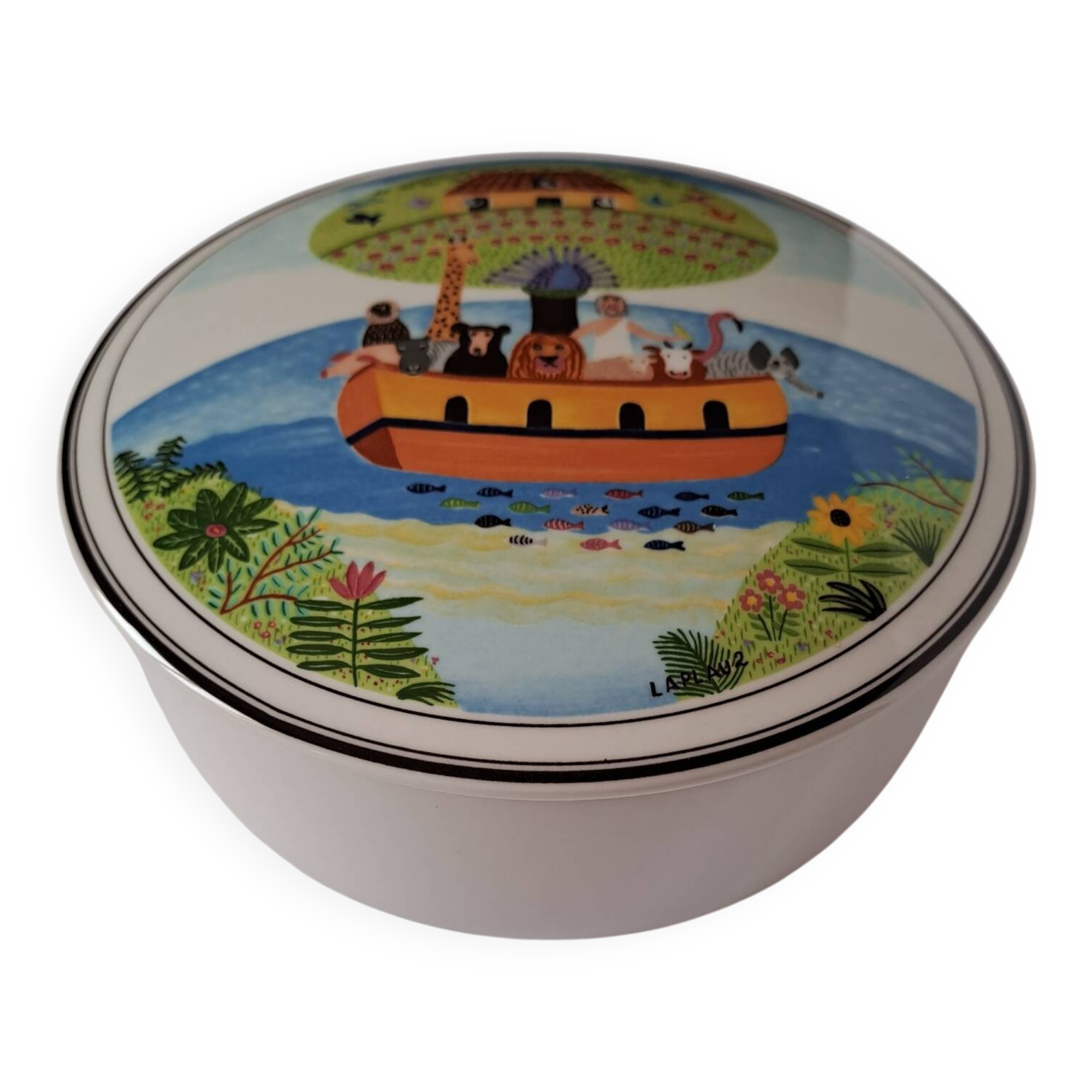 Large Bonbonnière Villeroy and Boch Noah's Ark