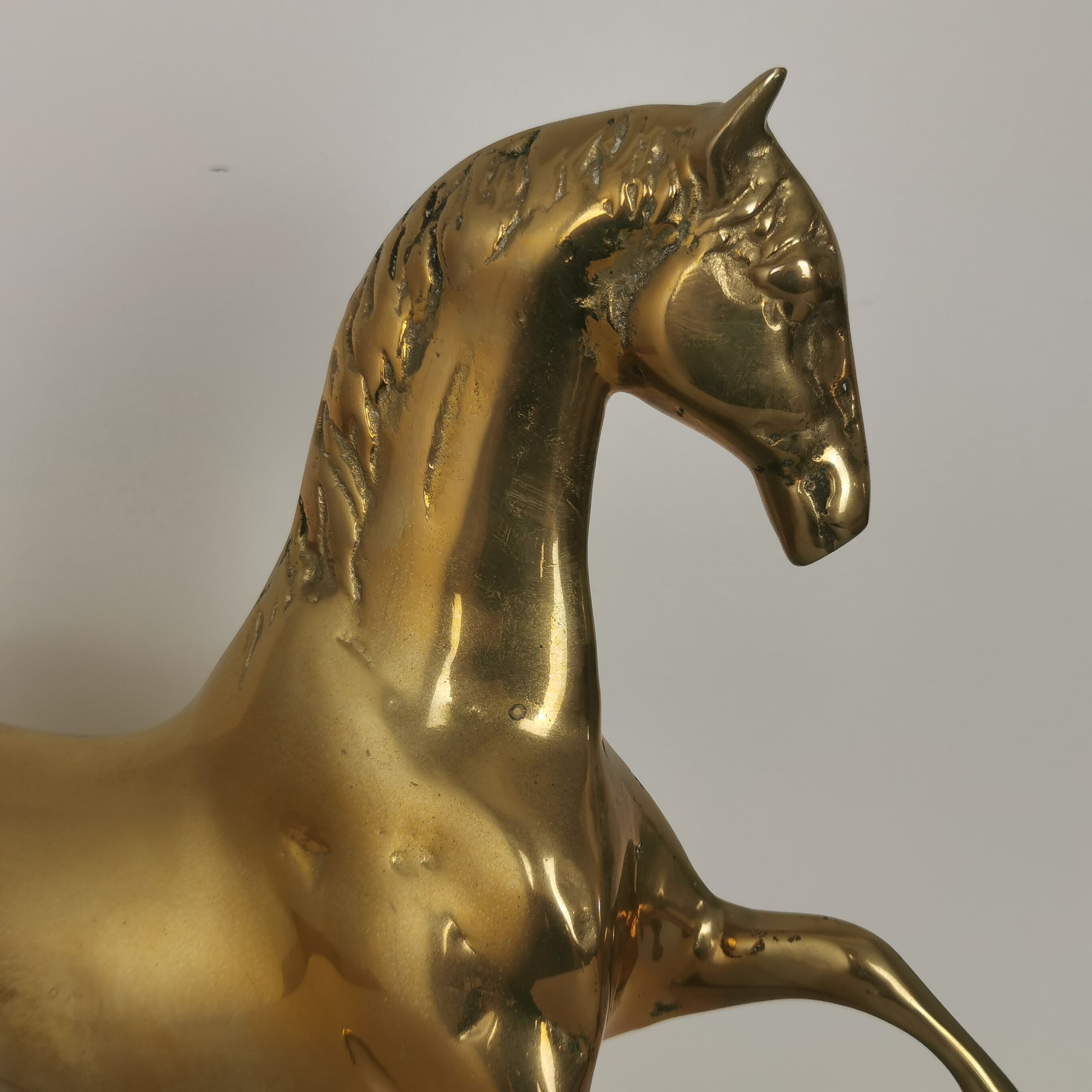 Brass horse