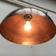 Mid-century copper dome pendant
