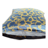 Decorative cushion amalys blue and gold