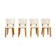 4 chairs modernist Cor Alons plywood wood 1950