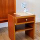 Small teak bedside table, Mid-Century, 1960