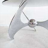 Adjustable Dining/Coffee Table by Luciano Campanini for Cama 1970s
