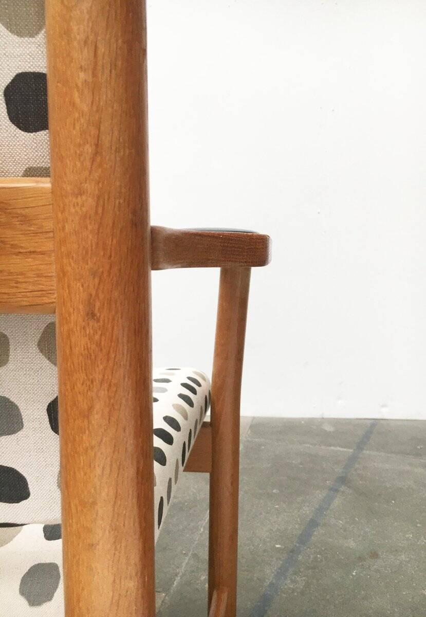 Set of mid-century Danish oak armchairs by Kurt Østervig.