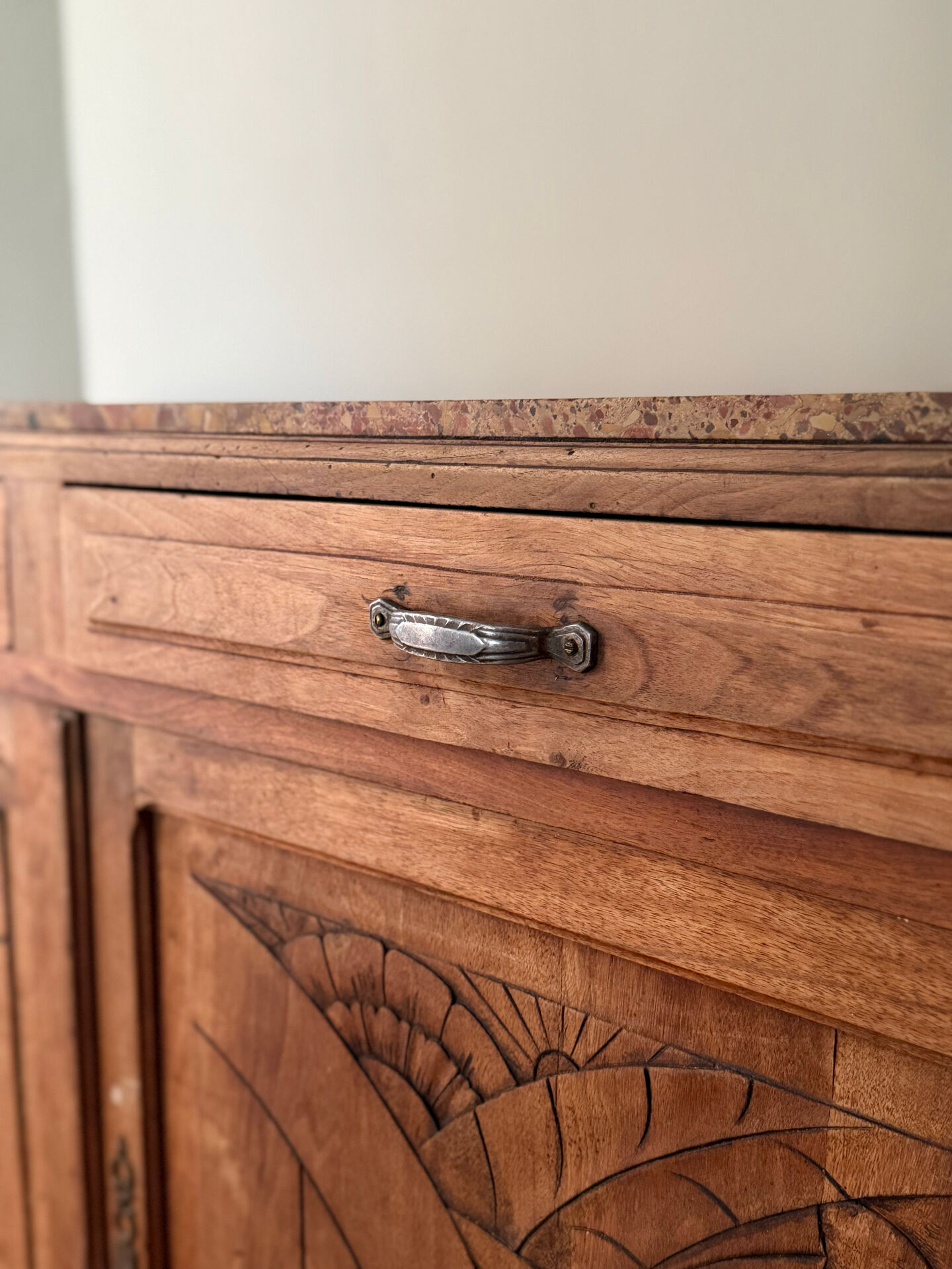 Art Deco oak sideboard
