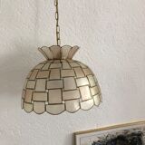 Mother-of-pearl hanging lamp