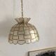 Mother-of-pearl hanging lamp