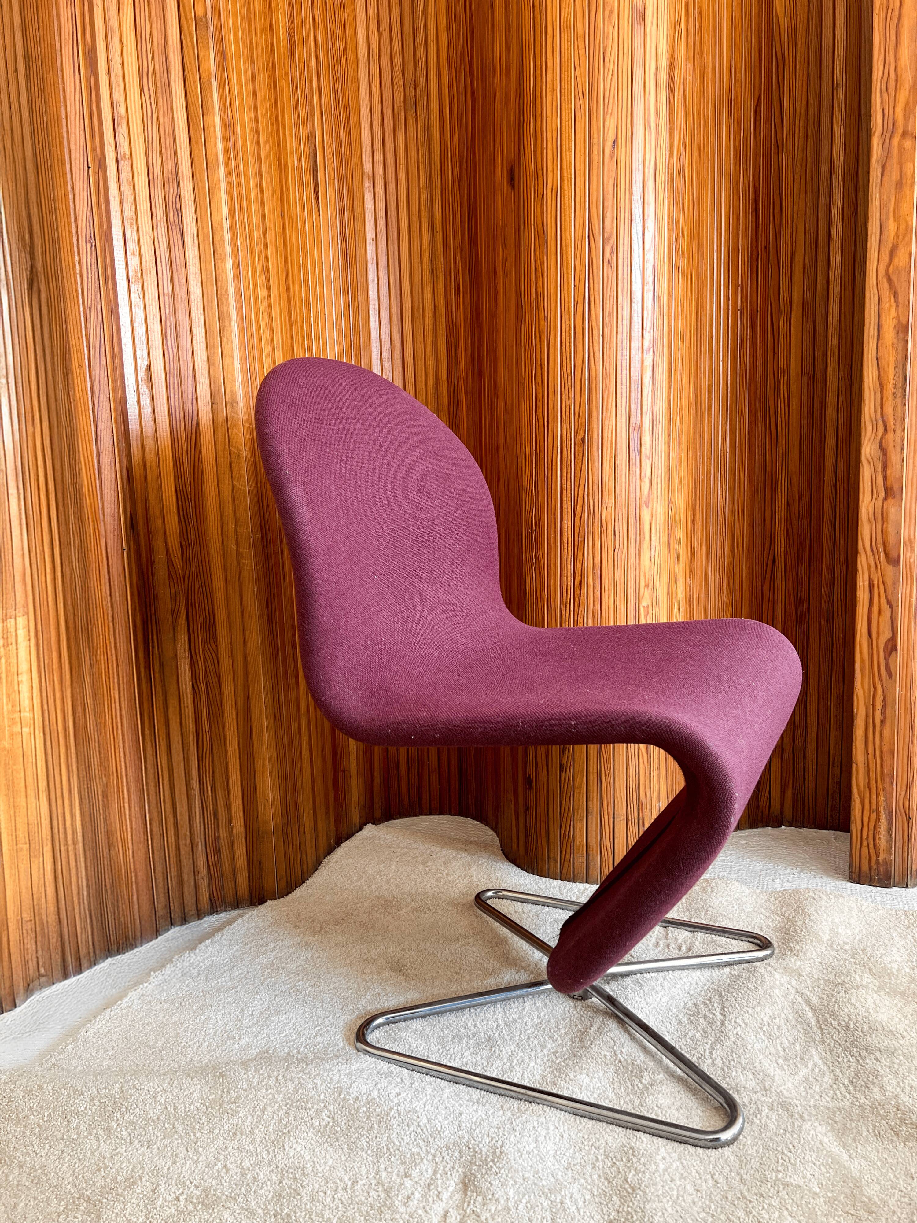 “System 1-2-3” chair by Verner Panton – Fritz Hansen Edition (1973)