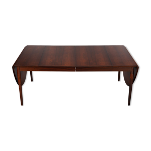 table à manger en palissandre modèle 227 par Arne Vodder pour sibast, années 1960