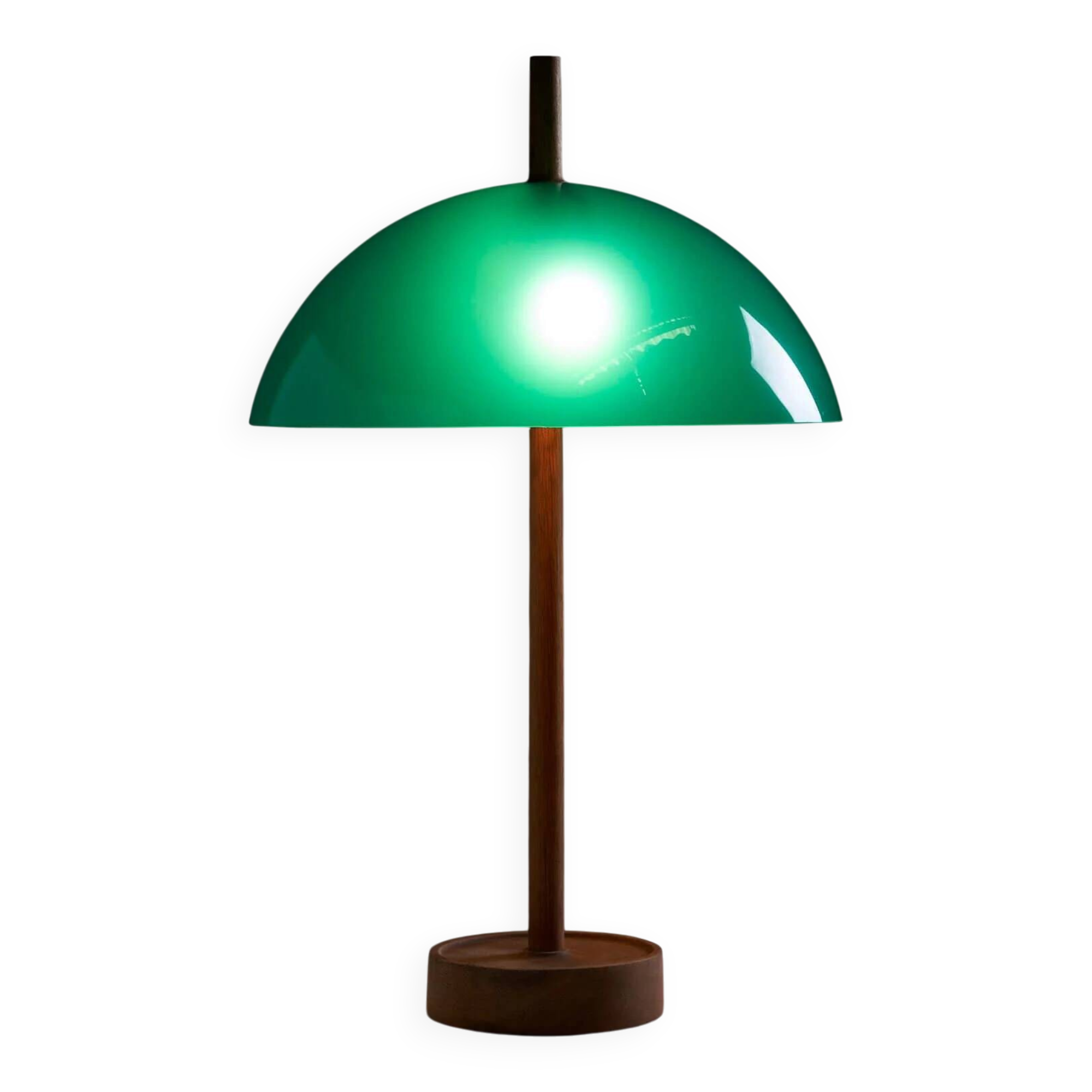 Oak Table Lamp model no. 1103 by Luxus