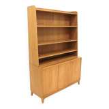 Scandinavian elm bookcase, Swedish modern, Sweden, 1940