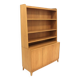 Scandinavian elm bookcase, Swedish modern, Sweden, 1940
