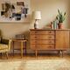 Vintage 1950s buffet sideboard