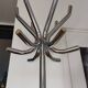 Vintage metal parrot coat rack