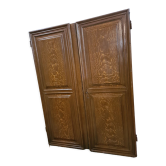 Oak closet doors