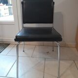 Vintage chrome desk chair Italian design