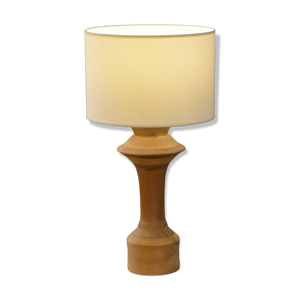 Lampe en chêne des années - 1950