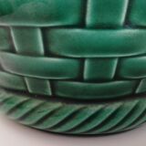 Ceramic pot cache Poët Laval basketry series