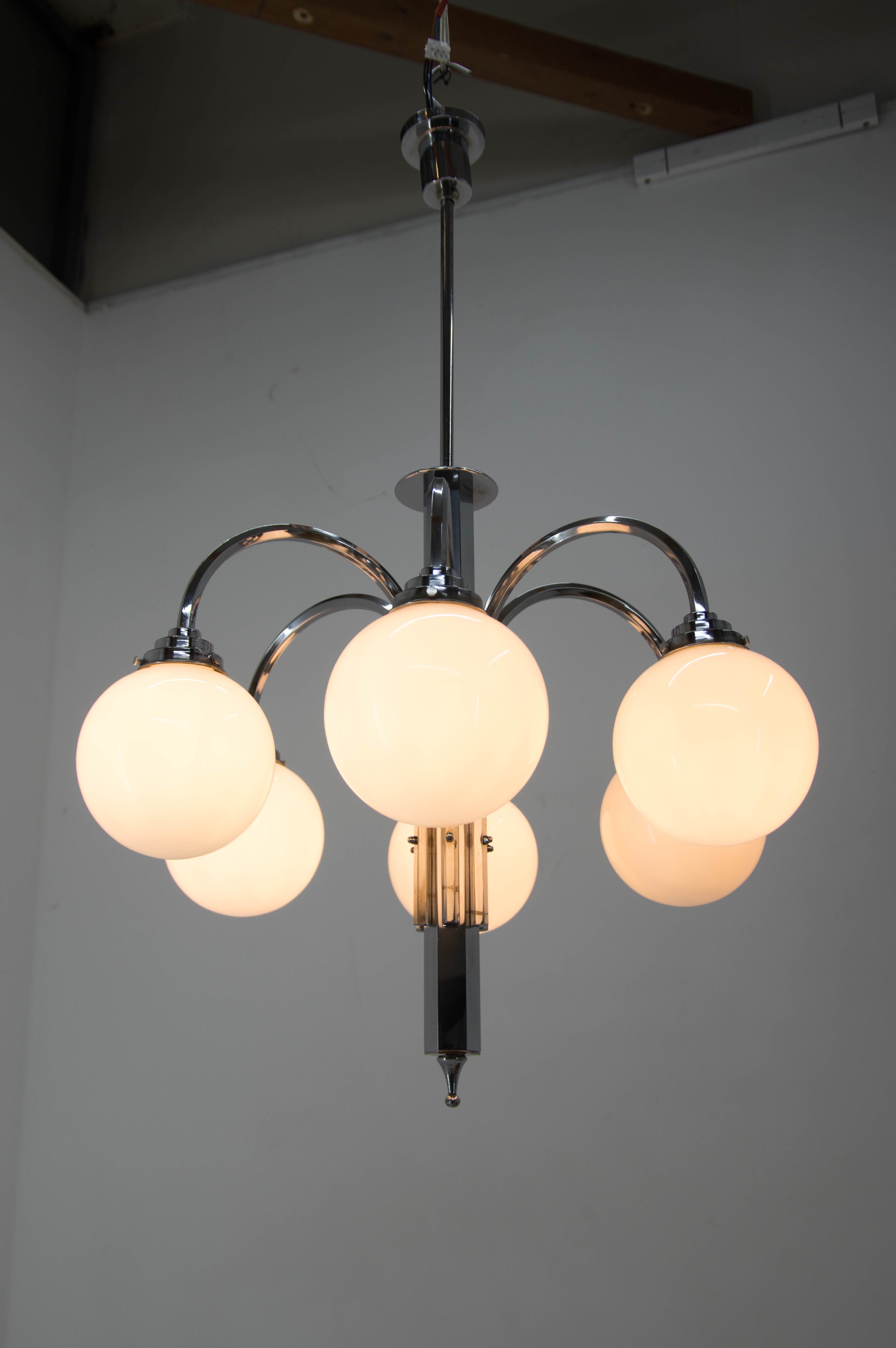 Art Deco Chandelier, France, 1930s