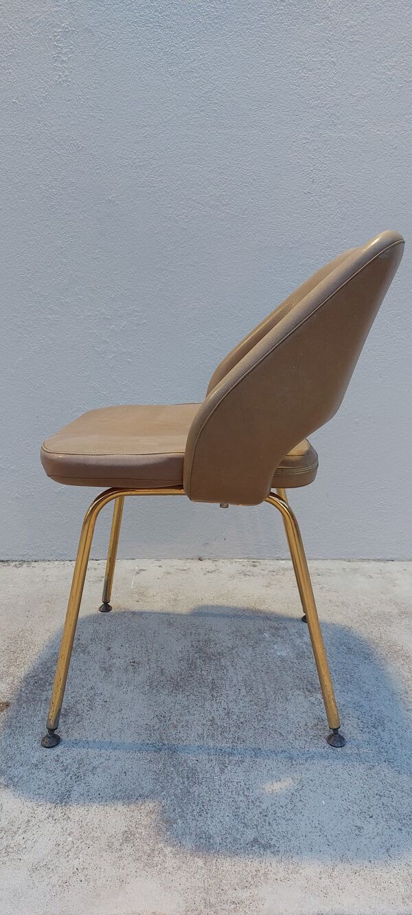 Chaise de bureau dit tonneau vintage 1960s